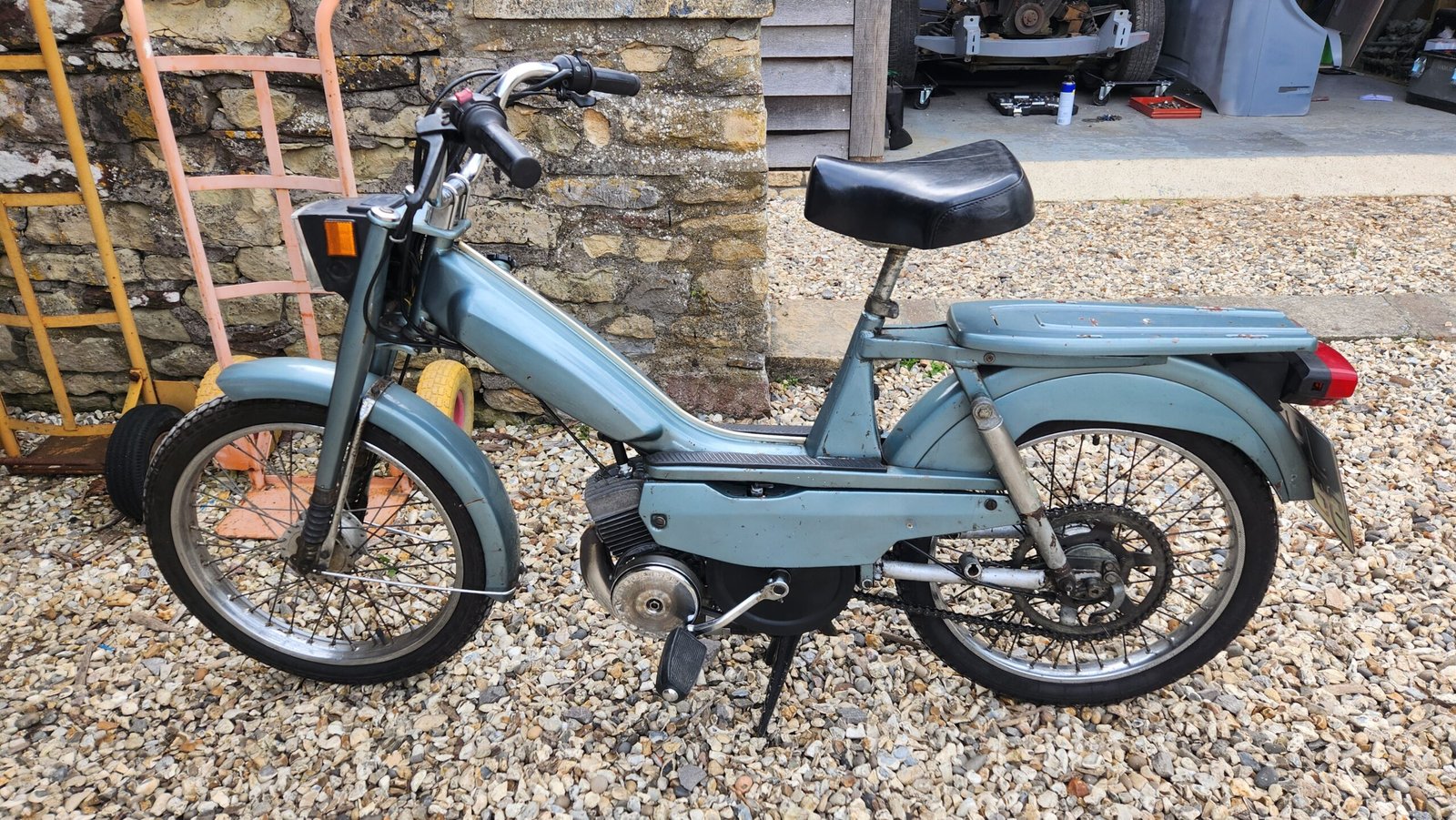 Motobécane Mobylette in its earlier single-seat configuration