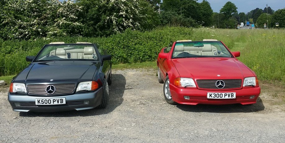 Mercedes-Benz 300SL and 500SL